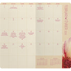 DateWorks 2026-2027 Monthly Pocket Planner - 3.5" x 6.5" - Simplicity - Bilingual-Durable SOFT TOUCH cover material with rounded corners