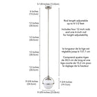 Hudson&Canal Cieonna 9.38" Wide Pendant with Glass Shade - Brushed Nickel/White Milk-Product Dimensions: 9.38" L x 9.38" W x 9.38" H