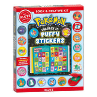 Scholastic Pokemon Color-In 3D Stickers-Simply layer the sticky back with the foam insert and the artwork