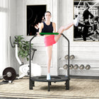Soozier 40" Foldable Rebounder Trampoline for Adult-Can fold twice, saving space when storing