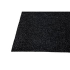 Edgewood Rainier Medium Traffic Commercial Carpet Mat - 6' 10" W x 10' L - Charcoal with Black Edging -Holds approximately 5.5 litres or 1.45 gallons of water per square yard