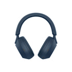 Sony WH1000XM5 Wireless Noise-Cancelling Headphones - Blue-Multi Noise Sensor technology - With 8 total microphones, these headphone are our biggest step forward in noise cancelling technology. Ambient sound is captured even more accurately for a dramatic reduction in high frequency noise. Thanks to Auto NC Optimizer, noise cancelling performance is always and automatically optimized based on wearing conditions and external environmental factors such as atmospheric pressure.