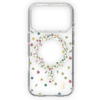 Ideal of Sweden Clear MagSafe Mid Case for iPhone 17 Pro Max - Petite Floral-Protective design with raised edges to protect the camera and screen.