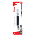 Pentel EnerGel Permanent Pen Refill - 0.5mm - Black - 2 Pack-0.5mm metal tip