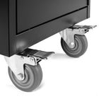 Luxor 32-Device AC Charging Cart for Up to 17" Laptops/Chromebooks-Rubber-coated dividers keep equipment organized and protected