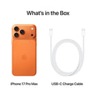 Apple iPhone 17 Pro Max - 256 GB - Cosmic Orange - Bell and Virgin Plus-Built For Apple Intelligence - Personal, private, powerful. Write, express yourself, and get things done effortlessly