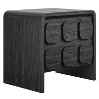 Modway Toscana 2-Drawer Nightstand - Black-Versatile End Table With Storage