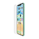 Belkin iPhone 11/iPhone XR Screen Protector - Tempered Glass - Antimicrobial-Treated - Clear-Advanced Defense Against Scratches and Impacts: Our Tempered Glass screen protection provides multi-level protection and is extensively tested to withstand deep-level damage caused by occasional drops and impacts. We also subject it to rigorous testing to protect your screen from surface-level damage from contact with hard, metal objects such as keys and coins. Proven in testing to have a hardness rating of 9H**, it