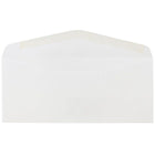 Jam Paper #10 Business Commercial Window Envelopes - 4 1/8" H x 9 1/2" W - White - 100 Pack-With a window panel and fashioned from 24lb paper, crisp, white envelopes feature a straight flap with gum closure