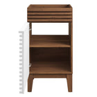 Modway Render 18" Bathroom Vanity Cabinet - White/Walnut-8