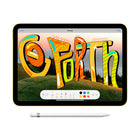 Apple 10th Generation iPad - 10.9-inch Liquid Retina Display - Wi-Fi 6 - A14 Bionic Chip - 64 GB - iPadOS 16 - Silver-Touch ID for secure authentication and Apple Pay