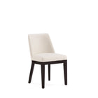 Manhattan Comfort Gansevoort 19" Modern Faux Leather Upholstered Dining Chair - Cream - Set of 4-Weight Capacity: 300 lb