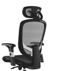 Staples Hyken Ergonomic Mesh Swivel Task Chair - Black-Arms adjust up and down to ease presure on neck and support shoulders