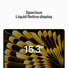 Apple MacBook Air 15.3" - M2 Chip - 256 GB SSD - 8 GB Unified Memory - Starlight - French-Go all day working on demanding tasks with up to 18 hours of battery life