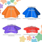 Outsunny Larger Size Balance Stepping Stones with Non-slip Bottom - Multicoloured - Set of 11-Anti-slip bottom for safety 