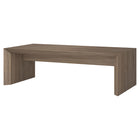 Hudson&Canal Oswin 48"W Rectangular Coffee Table - Antiqued Grey Oak-Tabletop features a weight capacity of 75 lbs