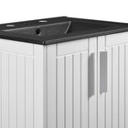 Modway Augusta 24" Bathroom Vanity - White/Black-8