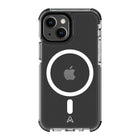 AXS PROShield Plus MagSafe Compatible Drop-tested Clear Case for Apple iPhone 13 mini - Black-Anti-UV material offers a crystal clear design