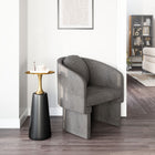 Zuo Olya Accent Chair - Truffle Grey-Chair Weight Capacity: Supports up to 330 lb