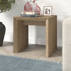 Hudson&Canal Oswin 22"W Rectangular Side Table - Antiqued Grey Oak-Features easy assembly