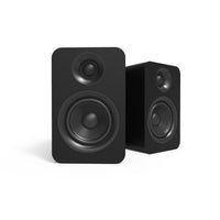 Kanto YUP4 Passive 4" Bookshelf Speakers with 1" Silk Dome Tweeter and 4" Kevlar Woofer - Black-1" Silk Dome Tweeters