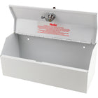 Helix Locking Prescription Drug Cabinet - Heavy-Duty Steel Construction - White-Flexible mounting options so you can secure this safe to a wall, cabinet or counter easily.