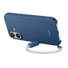 Beats Kickstand Case with MagSafe and Camera Control for iPhone 17 - Bedrock Blue-To create the kickstand, an adaptor at the end of the lanyard slides open and attaches to a magnetic point on the side of the case