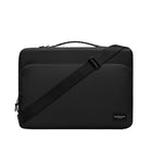 Gaston Luga Dash Cushioned 16" Briefcase - Black-Eco-friendly recycled polyester