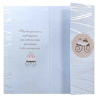 Rosedale Gold Wedding Greeting Cards/Envelopes - 5-1/2" x 8" - Cake - 6 Pack-Printed on premium uncoated paper