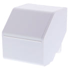 Bostitch Office Konnect Storage Bin with Removable Lid - 2 Modular Dividers - White-Desktop organizer cup ideal for holding pens, pencils, clips, tacks and other small personal items (not included)