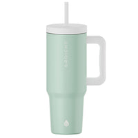 GROSCHE Aspen Insulated Water Tumbler with Handle - 40 oz. - Seafoam Green-40oz capacity