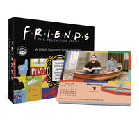 DateWorks 2026 Day-At-A-Time Box Calendar - 5.12" x 4.31" - Friends - English-5.12" x 4.31"