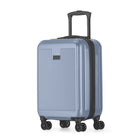 Bugatti Singapore Carry-on Hardside Luggage - Metallic Blue-Our luggage features double 360-degree spinner wheels for effortless and quiet maneuverability, ensuring a smooth journey wherever you go