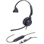 Yealink UH42 Mono Headset - For Phone & Computer - Microsoft Teams - Black-Headset cable length: 0.65 m (from headset to call control unit)