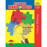 eBook: Beginning Links to Logic (PDF version - 1-User Download) - ISBN 9780787780104 - Grade 1 - 2-You will receive two emails: one confirming your entire order, and one with a "Download Software" buttonYou can download immediately or return to your email to download later