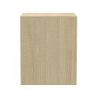 Manhattan Comfort Linda 24" Modern 2-Drawer Nightstand - Natural Oak-Perfect for Bedside Storage, Lamps or Display Items