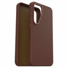 OtterBox Symmetry Cactus Leather Case for Samsung Galaxy S25+ - Rich Adobe-Felt backing inside the case for an added touch of elegance
