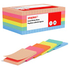 Staples Lined Ultra Sticky Notes - 4" x 6" - Golden Hour Collection - 6 Pack-Ultra sticky notes for reliable adhesion