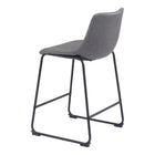 Zuo Smart Counter Stool - Charcoal - Set of 2-7
