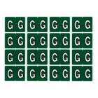 Pendaflex A-Z Dark Green End Tab Filing Labels - G - 240 Pack-Compatible with DataFile L8701 series labels
