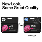 HP 936 Ink Cartridge - Standard Yield - Magenta-Up to twice as many prints with Original HP ink compared to non-HP ink