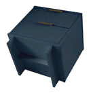 Manhattan Comfort Granville 18.11" Modern 2-Drawer Nightstand 2-Piece Set - Midnight Blue-30 Day Limited Manufacturer's Warranty