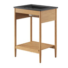 Modway Zaire 24" Bathroom Vanity - Natural/Black-Wood Grain Veneer