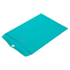 JAM Paper 10" x 13" Open End Catalog Coloured Envelopes with Clasp Closure - Sea Blue Recycled - 10 Pack -4