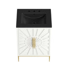 Modway Awaken 24" Bathroom Vanity - White/Black-8