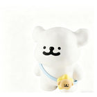 Yancang Maltese Cartoon Bluetooth Speaker and Desktop Ornament - White-Cute Maltese dog design with collectible desktop ornament style