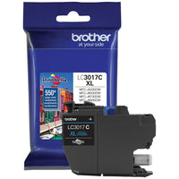 Brother LC3017 High-Yield Cyan Ink Cartridge-Cyan ink cartridge