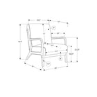 Monarch Specialties Upholstered 34"H Mid-Century Modern Accent Chair With Walnut Solid Wood Legs - Green Fabric-The sculpted wood frame and flowing arm design introduce a refined, mid-century inspired character that enhances the chair's clean, modern silhouette.