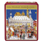 Lambertz Christmas Market Gift Tin - 500 g-A delightful metal gift box containing delicious Lambertz gingerbread cookie assortment 