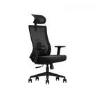Kopplen Office Chair with Headrest & Armrests - Black-Personalized Comfort & Comfortable Seating